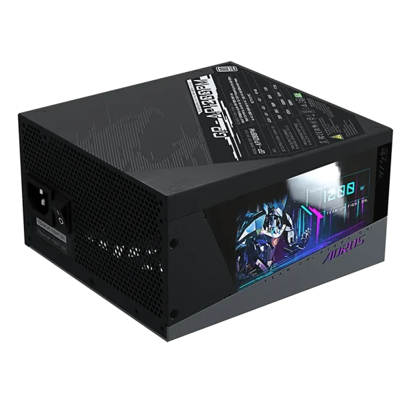 Gigabyte Aorus gp-AP1200PM 1200w 80plus Platinum Modular + digital LCD - Image 3