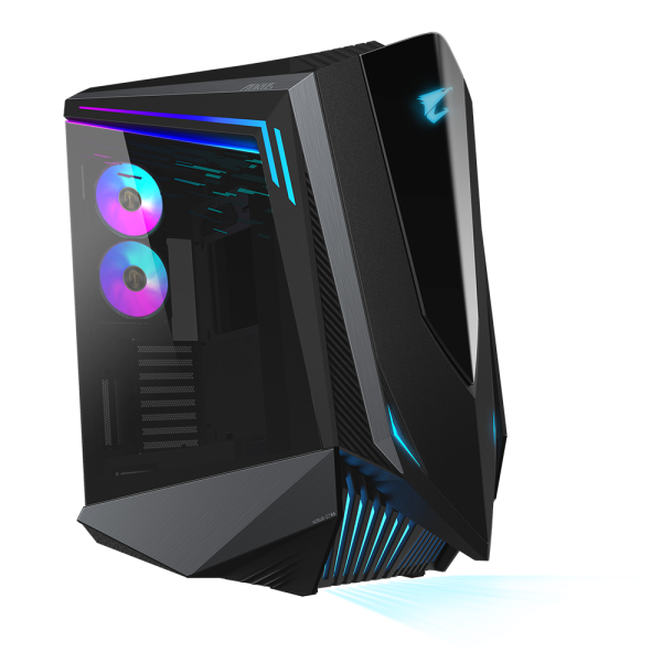 Gigabyte C700G - 4mm tempered Glass - black , Aorus