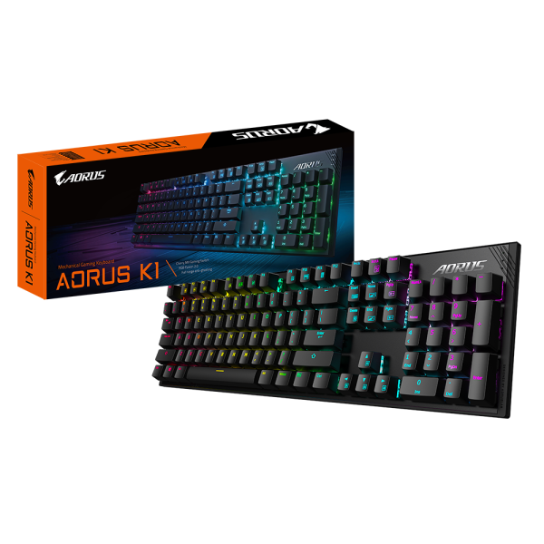 Gigabyte Aorus K1 rgb - cherry MX ReD - individually customizable RGB