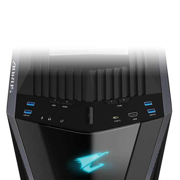 Gigabyte C700G - 4mm tempered Glass - black , Aorus - Image 4