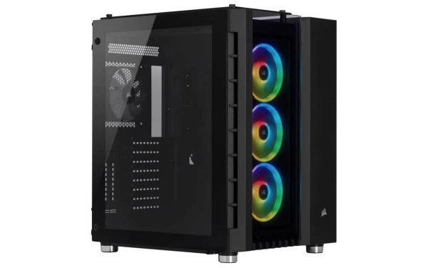 CORSAIR Crystal Series 680X RGB ATX High Airflow Tempered Glass Smart Case — Black - Image 2
