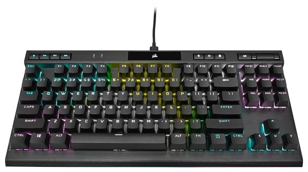 Corsair CH-911901A K70 RGB Tkl ( Ten-Key-Less ) - Opx optical-mechanical switch mechanical gaming keyboard