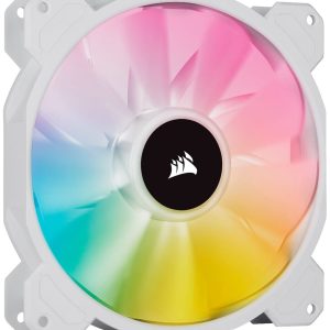 iCUE SP140 RGB ELITE Performance 140mm White PWM Fan — Single Pack