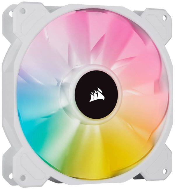 iCUE SP140 RGB ELITE Performance 140mm White PWM Fan — Single Pack